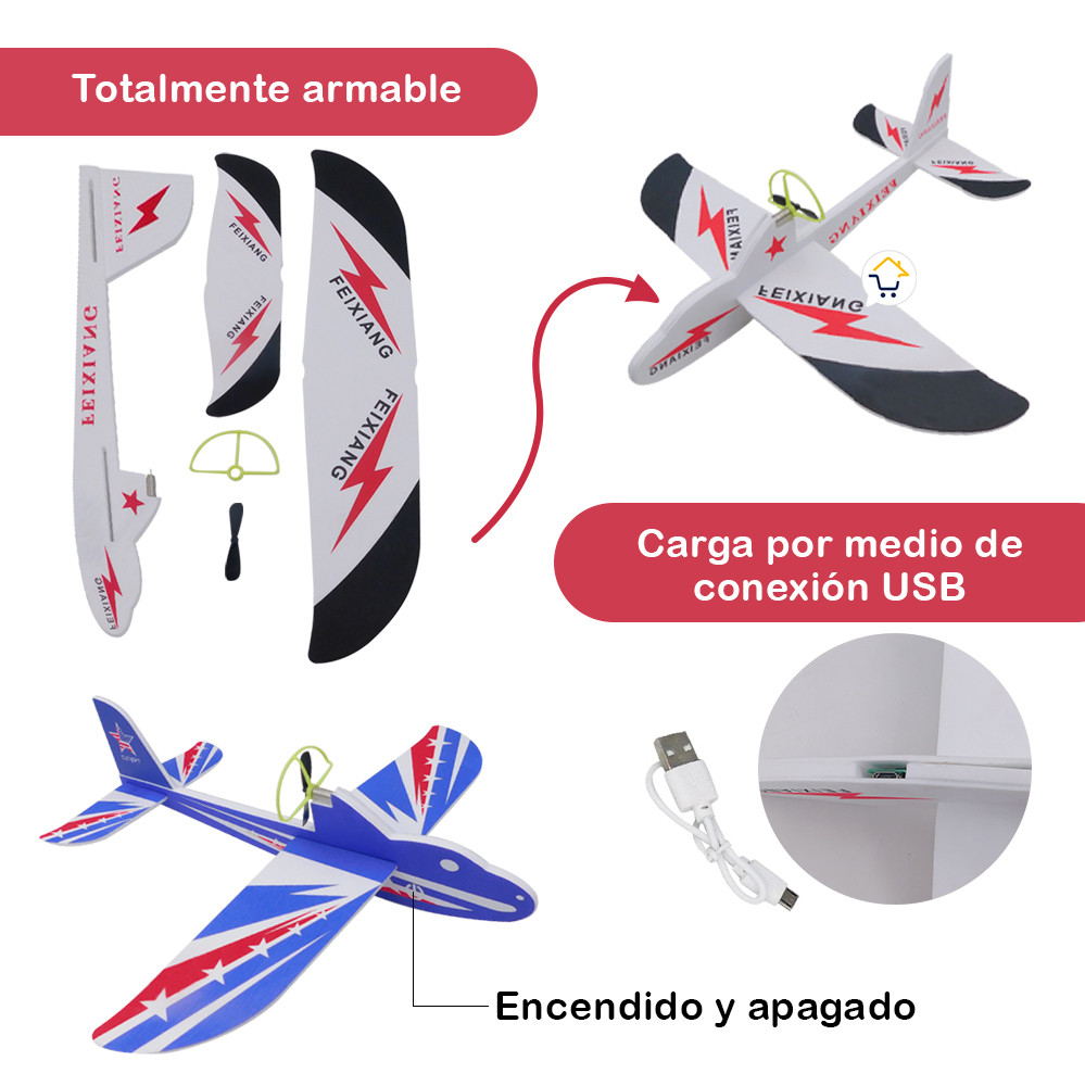 Miniatura 4 de Avion Volador Planeador Espuma WFL958
